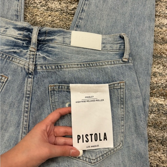 Pistola High Rise Relaxed Roller Jeans Sz 28 NWT | Pistola High Rise Jeans NWT * - Picture 13 of 16